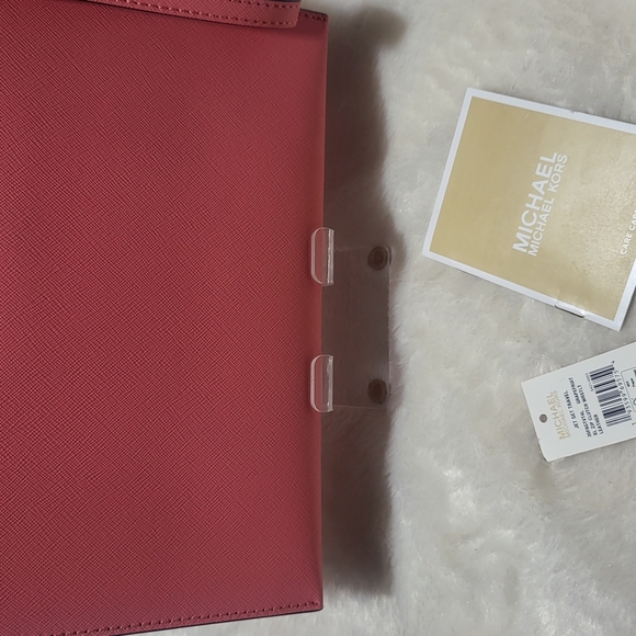 Michael Kors Pink Saffiano Leather Wristlet - Picture 9 of 9